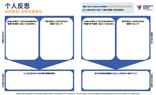 Personal Reflection-Recognizing Your Potential Worksheet 2024_Chinese